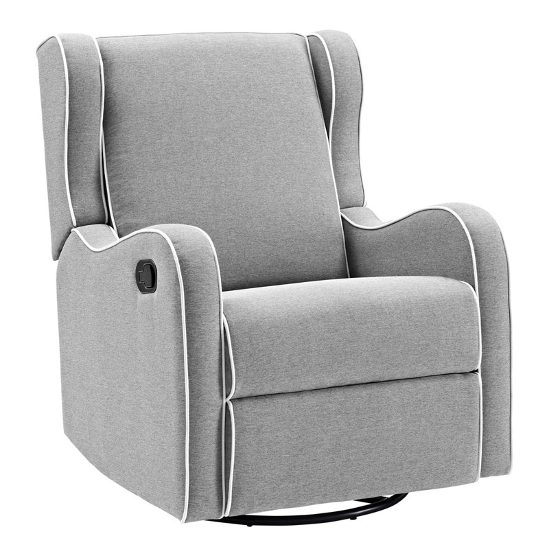Rowe Upholstered Manual Swivel Glider Recliner & Reviews | Birch Lane